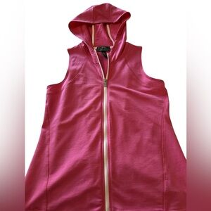 NWOT Lauren Ralph Lauren Women’s Pink Sleeveless Hoodie Medium Polo Gift